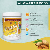 Thumbnail for Pro360 Diabetic Care Protein Powder - Distacart