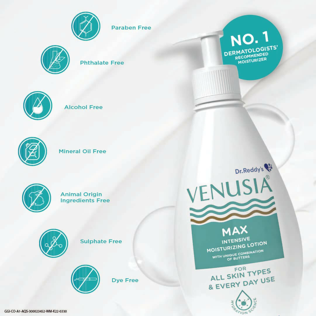 Dr. Reddy's Venusia Max Moisturiser Lotion - Distacart