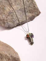 Thumbnail for Women's Silver-Plated Chain - Ruby Raang - Distacart