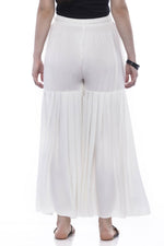Thumbnail for Mominos Fashion Reyon Cotton Off White Palazzo - Distacart
