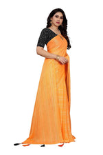 Thumbnail for Vamika Orange Georgette Seqence Saree (Riva Orange)