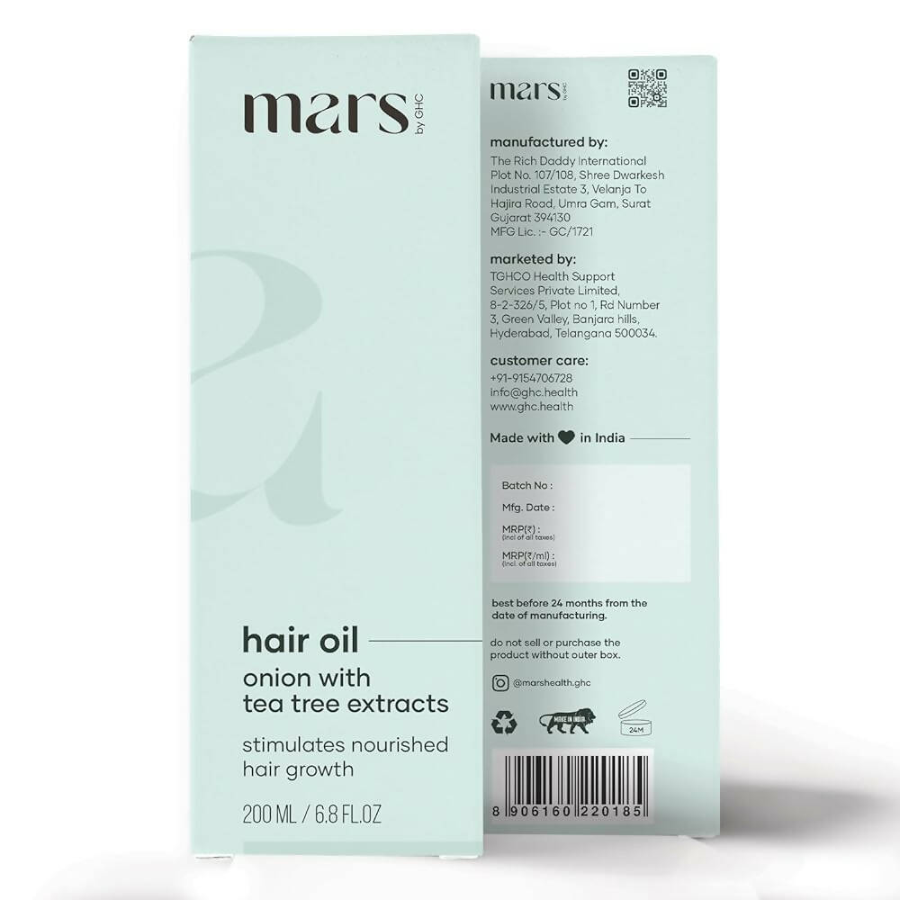 Mars by GHC Hair Oil With Onion & Bhringraj - Distacart