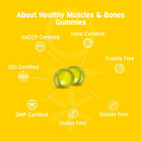 Thumbnail for Nutriburst Healthy Muscles & Bones Gummies With Calcium & Vitamin D - Distacart