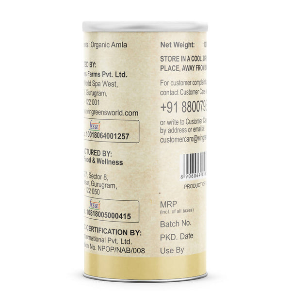 Wingreens Farms Organic Amla Powder