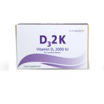 Thumbnail for Nutra Grace D3 2k Vitamin D3 2000 I.U Capsules - Distacart