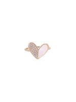 Thumbnail for NVR Women's Gold-Plated Stylish Ring With Ad Stones - Distacart