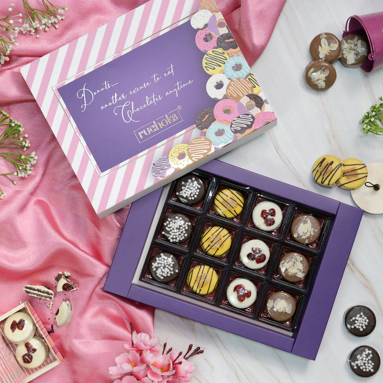 Dibha Ruchoks - Assorted Donut Chocolate - Distacart