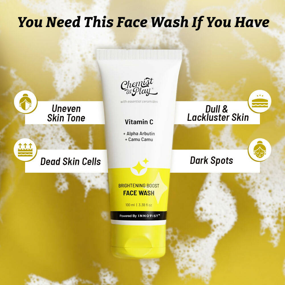 Chemist At Play Vitamin C Brightening Boost Face Wash - Distacart