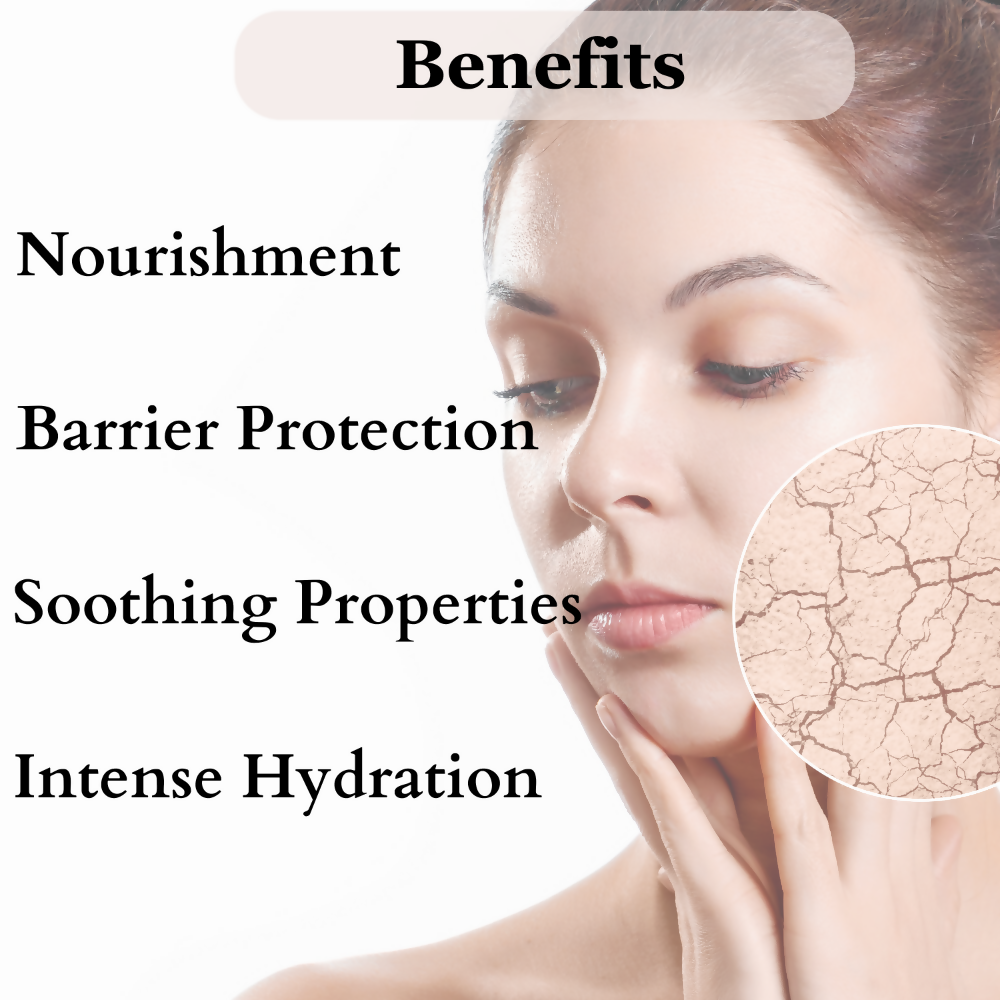 Dermistry Sensitive & Dry Skin Care Deep Nourishment Calming Soothing Face Cream Shea Butter Biotin - Distacart