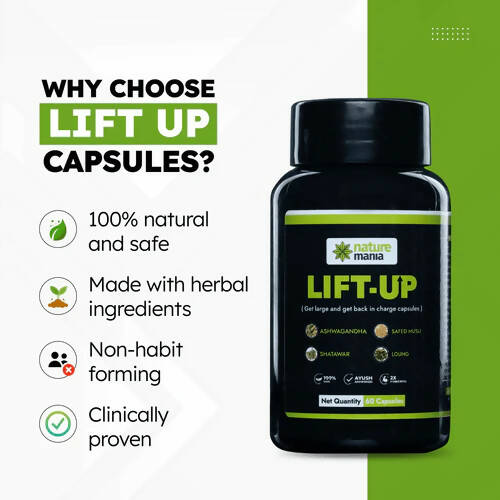 Nature Mania Lift-Up Capsules (Male Enhancer) - Distacart