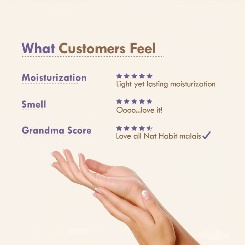 Nat Habit 4 Butter Mush Hand Malai Cream - Distacart