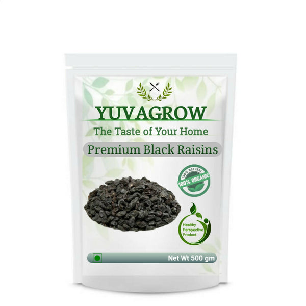 Yuvagrow Premium Black Raisins - Distacart