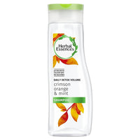 Thumbnail for Herbal Essences Daily Detox Volume Crimson Orange and Mint Shampoo, PH Balanced Colour Safe No Silicones: 400 ml