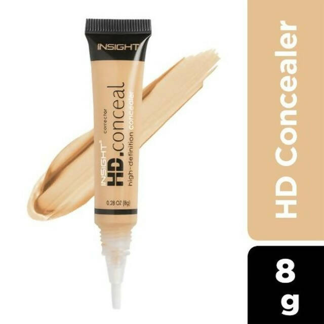Insight Cosmetics Hd Concealer - Natural Finish, Water-Resistant - Golden Sand - Distacart
