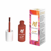 Thumbnail for MyGlamm LIT Flawless Texture Nail Enamel - Boi Bye - Red Shade (7 Ml) - Distacart