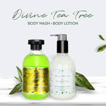 Thumbnail for Glamveda Tea Tree Refreshing Body Wash & Lotion Combo Pack