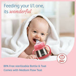 Thumbnail for LuvLap Steel Feeding Baby Bottle - Distacart