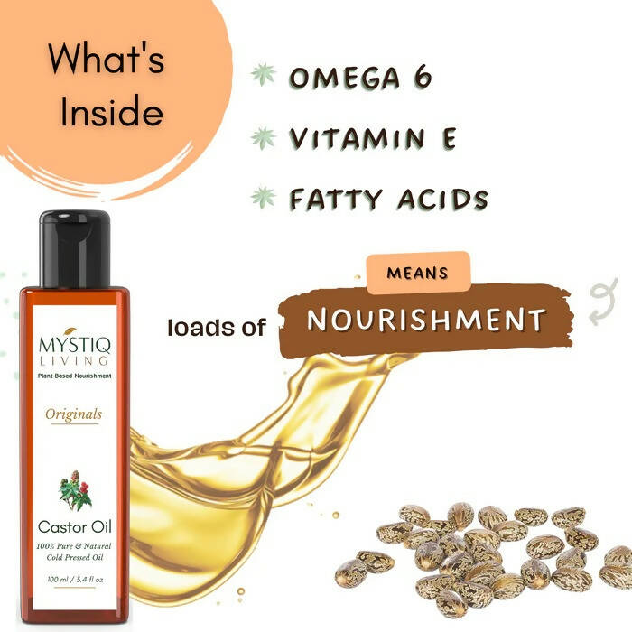 Mystiq Living Originals Castor Oil - Distacart