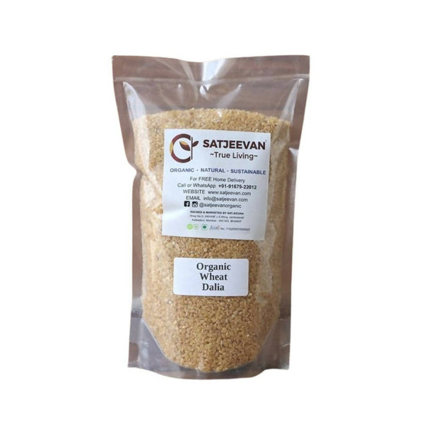 Satjeevan Organic Wheat Dalia Thuli - Distacart