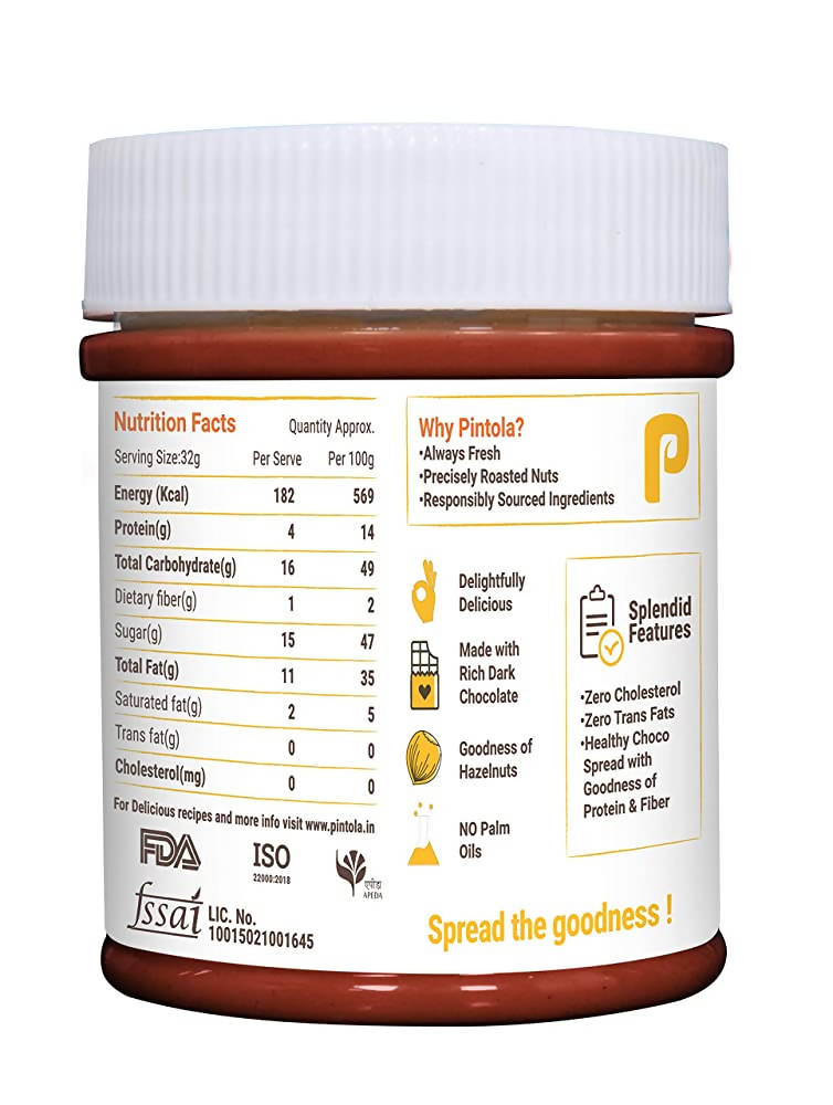 Pintola Hazelnut Cocoa Spread Butter - Distacart