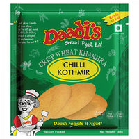 Thumbnail for Daadi's Chilli Kothmir Khakhra - Distacart