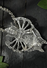 Thumbnail for Mominos Fashion Johar Kamal Silver-Plated Brass Finish Kaali Mata Long Neckalce Combo Set For Women - Distacart