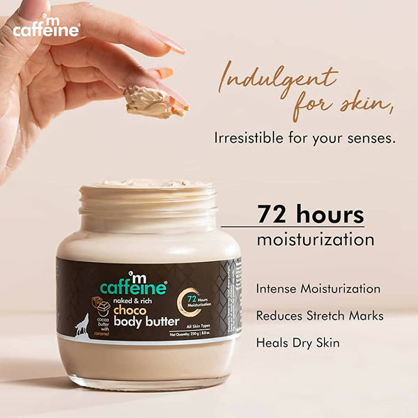 mCaffeine Naked & Rich Choco Body Butter - Distacart