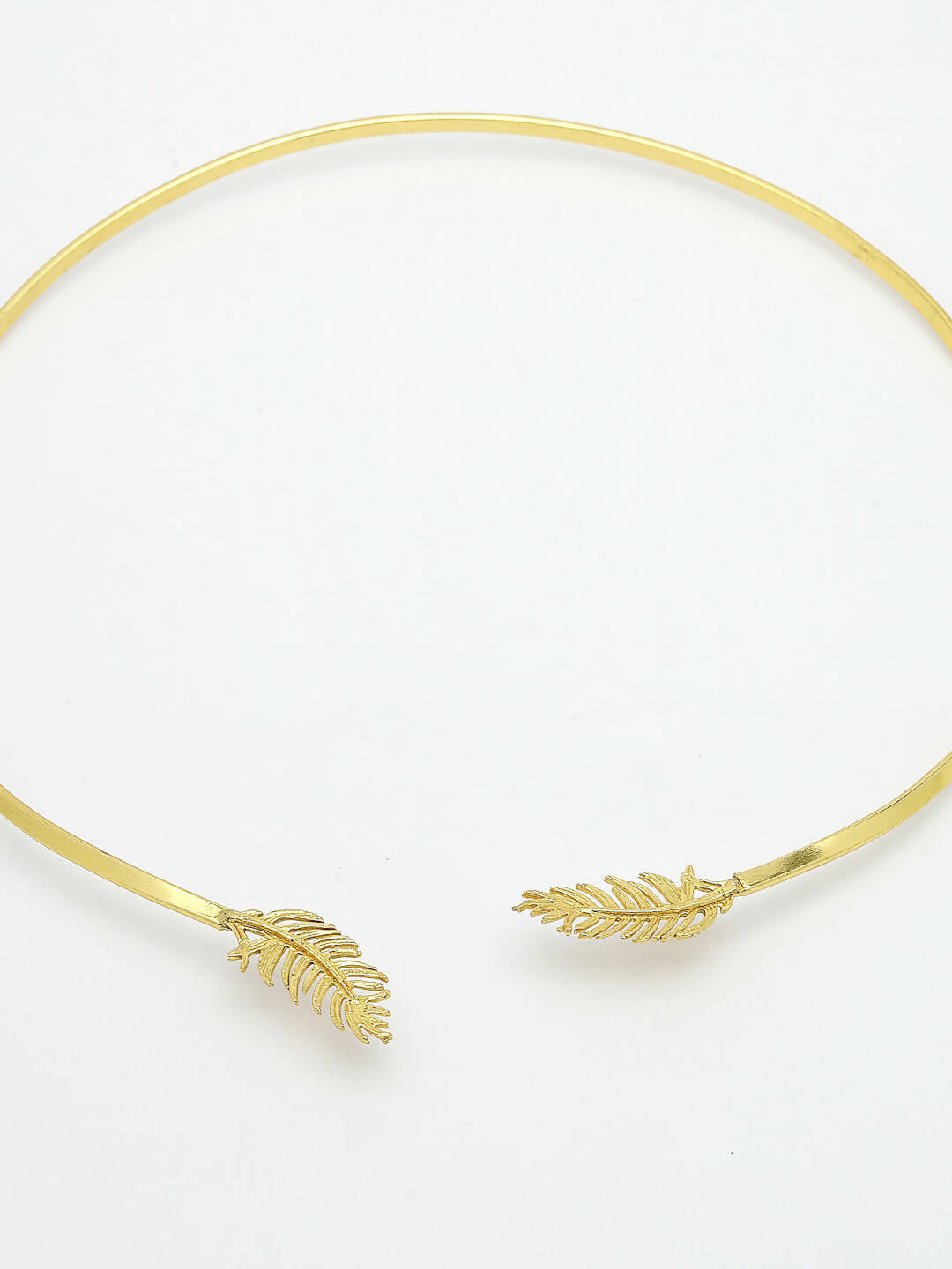 NVR Women Gold-Plated Circular Choker Necklace - Distacart