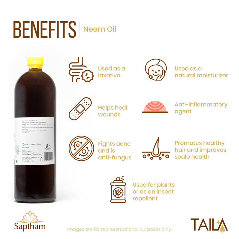 Saptham Taila 100% Natural Neem Oil - Distacart