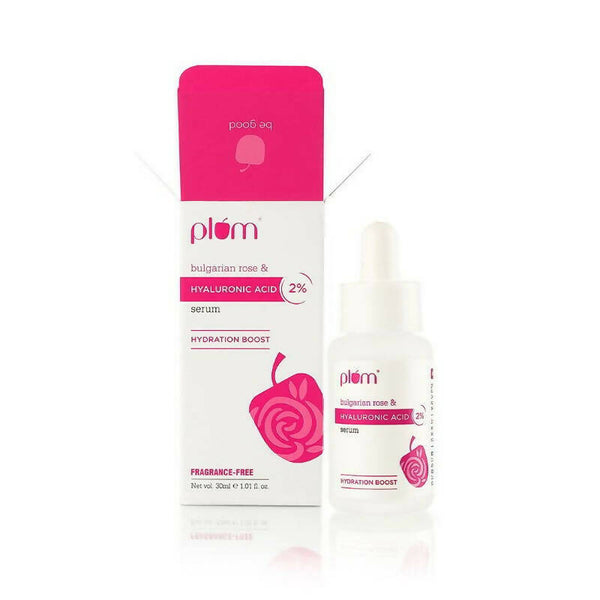 Plum Bulgarian Rose & 2% Hyaluronic Acid Serum - Distacart