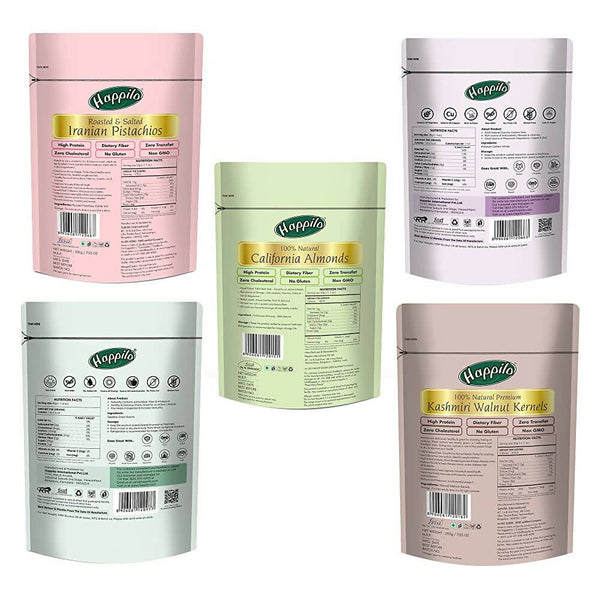 Happilo Premium Healthy Monthly Dry Fruits Combo - Distacart