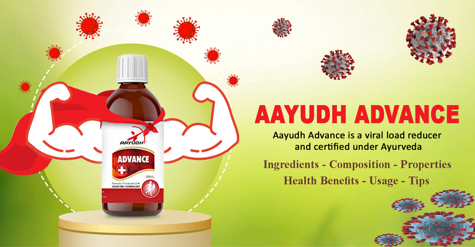 Aayudh Advance - Ingredients, Composition, Properties, Health Benefits, Usage, Tips