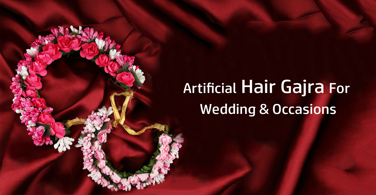 Artificial Hair Gajra For Wedding & Occasion