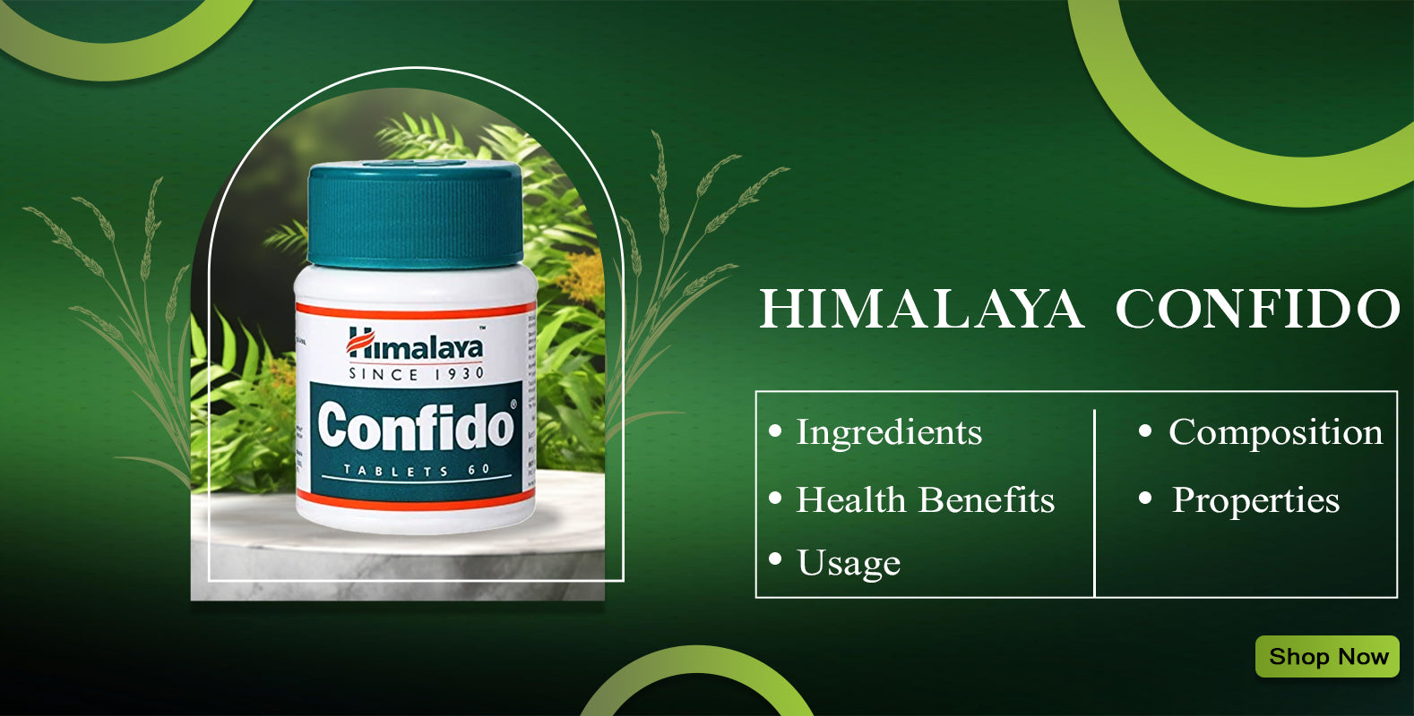 Himalaya Confido Tablets - Ingredients, Composition, Health Benefits ...