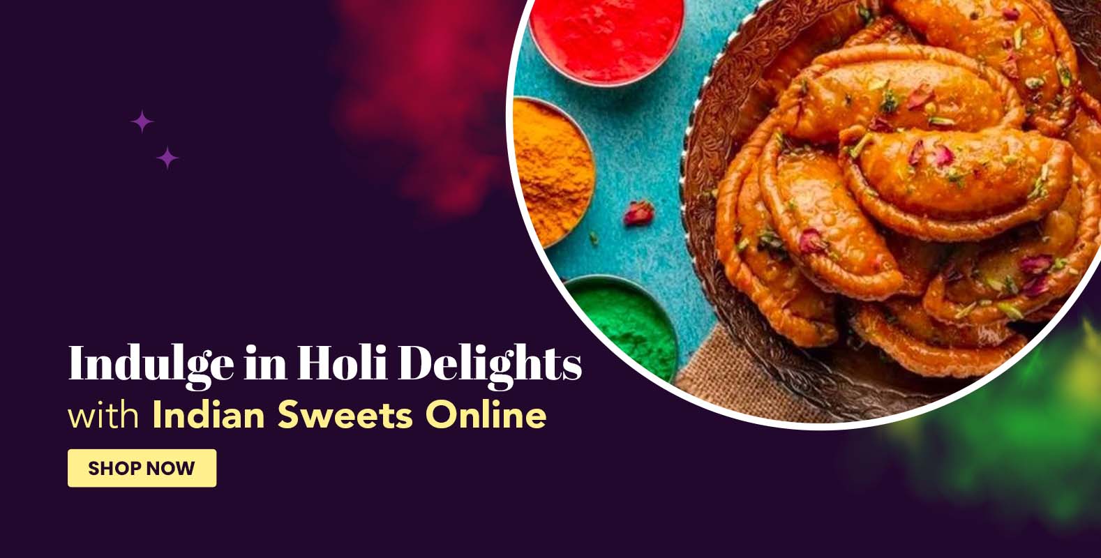 Holi with Indian Sweets Online