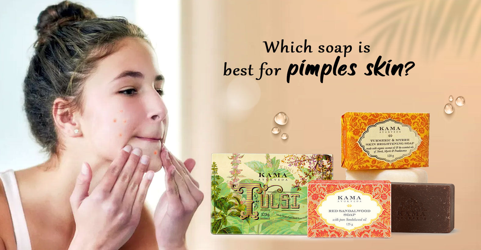 Kama Ayurveda Soap For Pimple Skin