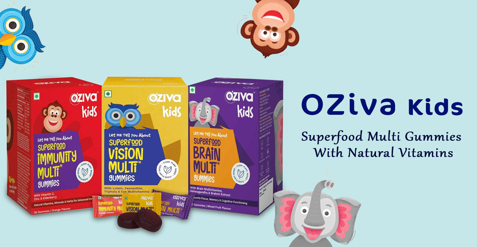 OZiva Kids Superfood Gummies