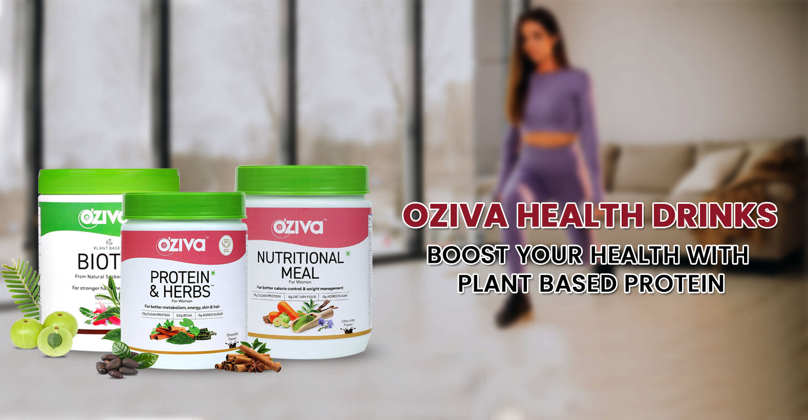 Oziva Health Drink- Choice for Natural, Clean & Plant Based Nutrition