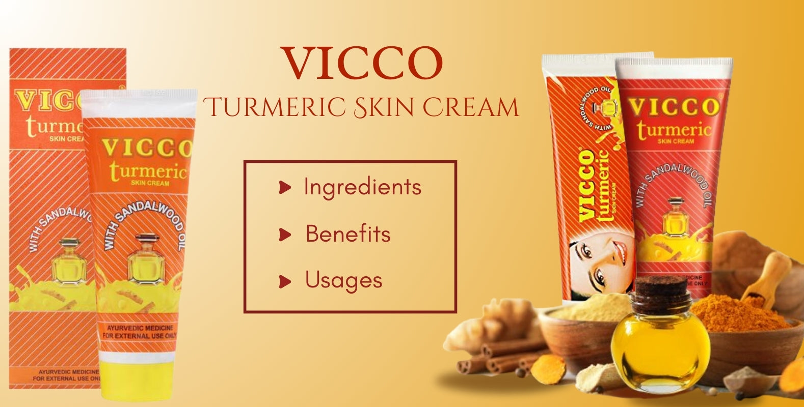 Vicco Turmeric Cream