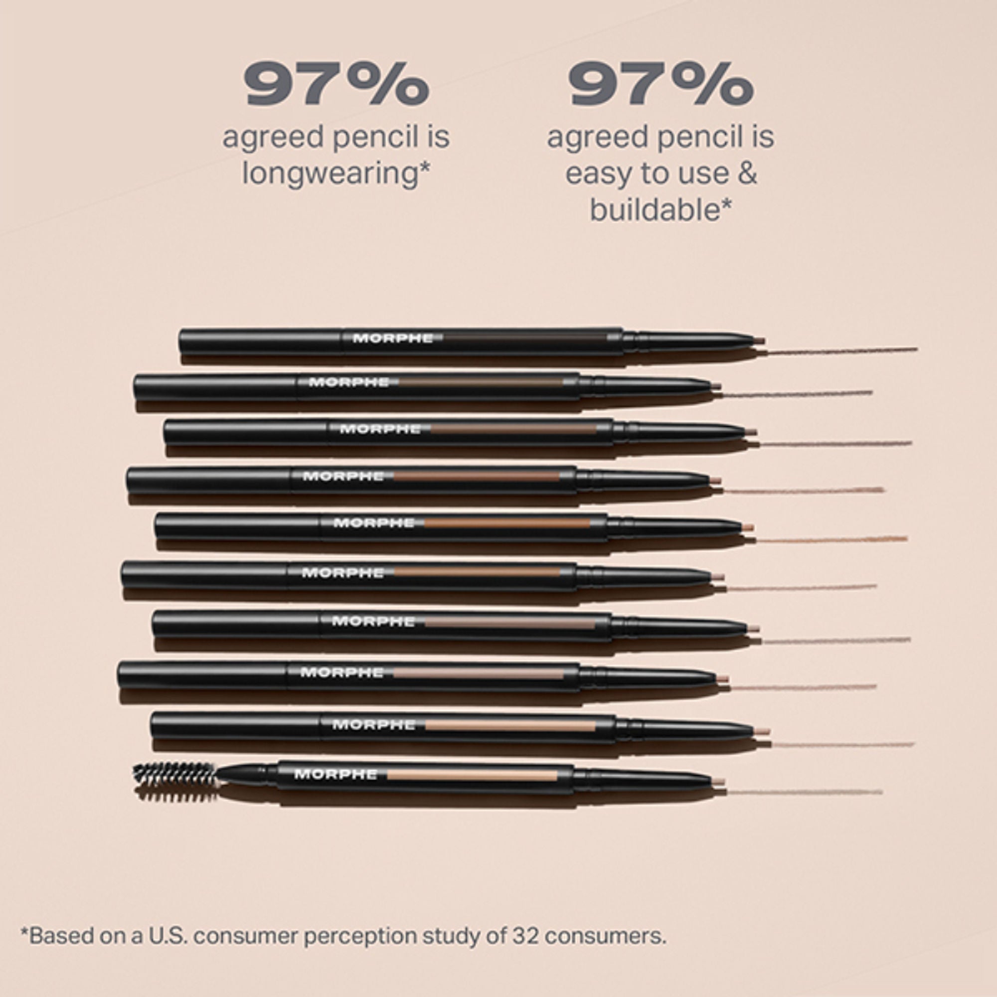 MORPHE Micro Brow Pencil - Mocha