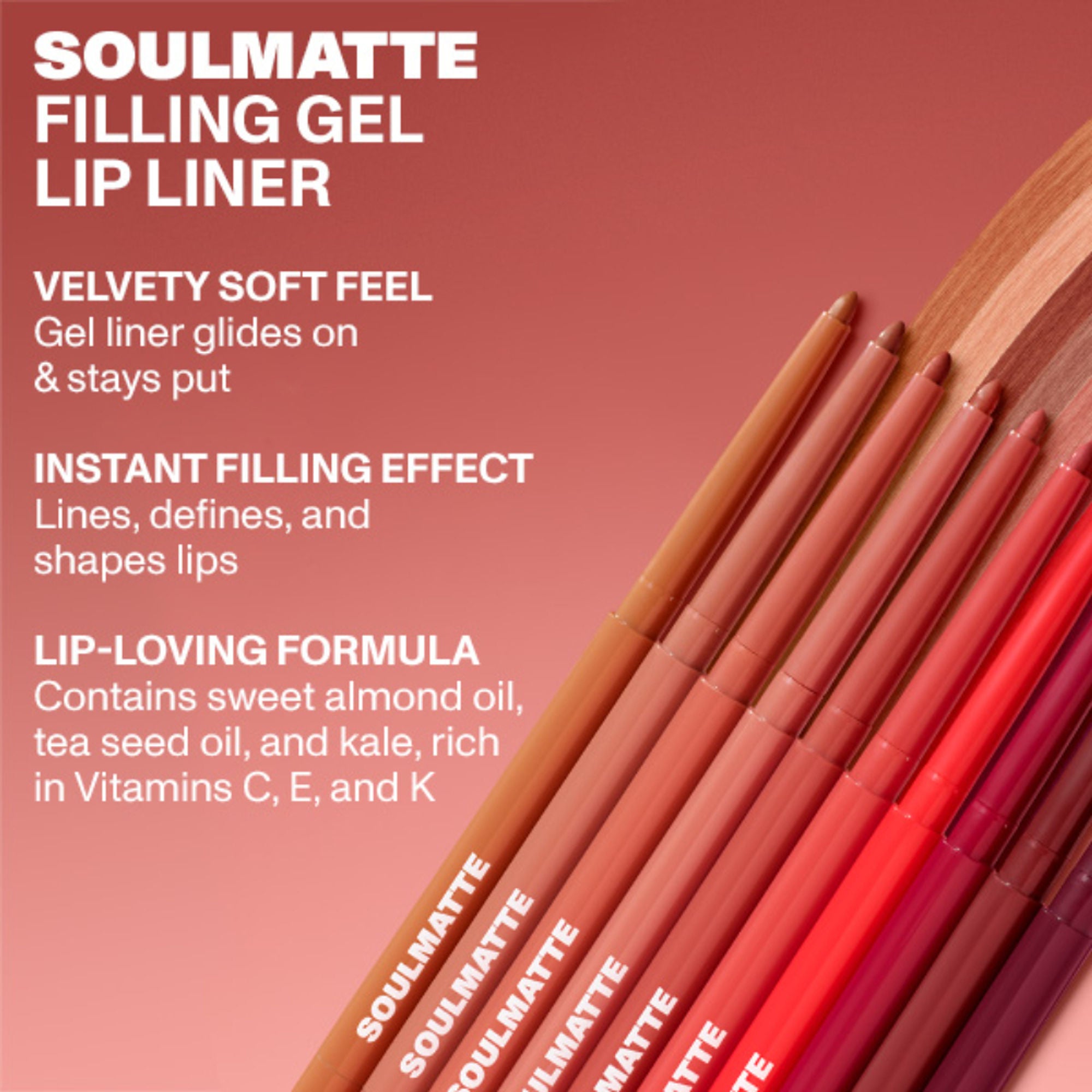MORPHE Soulmatte Filling Gel Lip Liner - Honey - Distacart