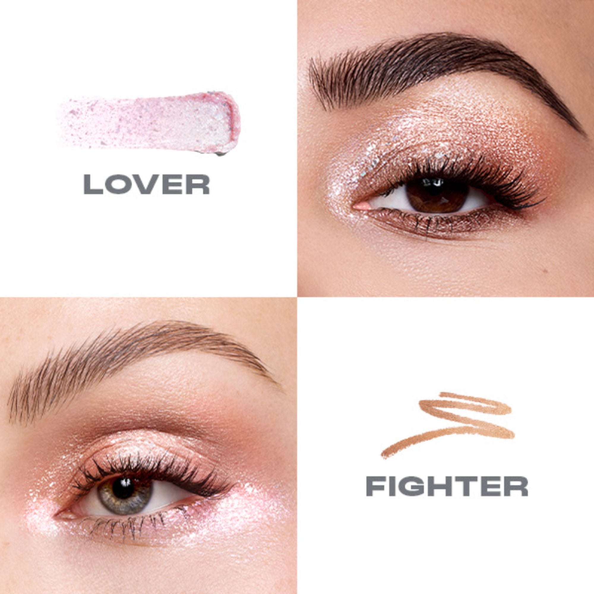 MORPHE Mixed Signals Dual Ended Cream & Liquid Shadow Stick - Lover Fighter