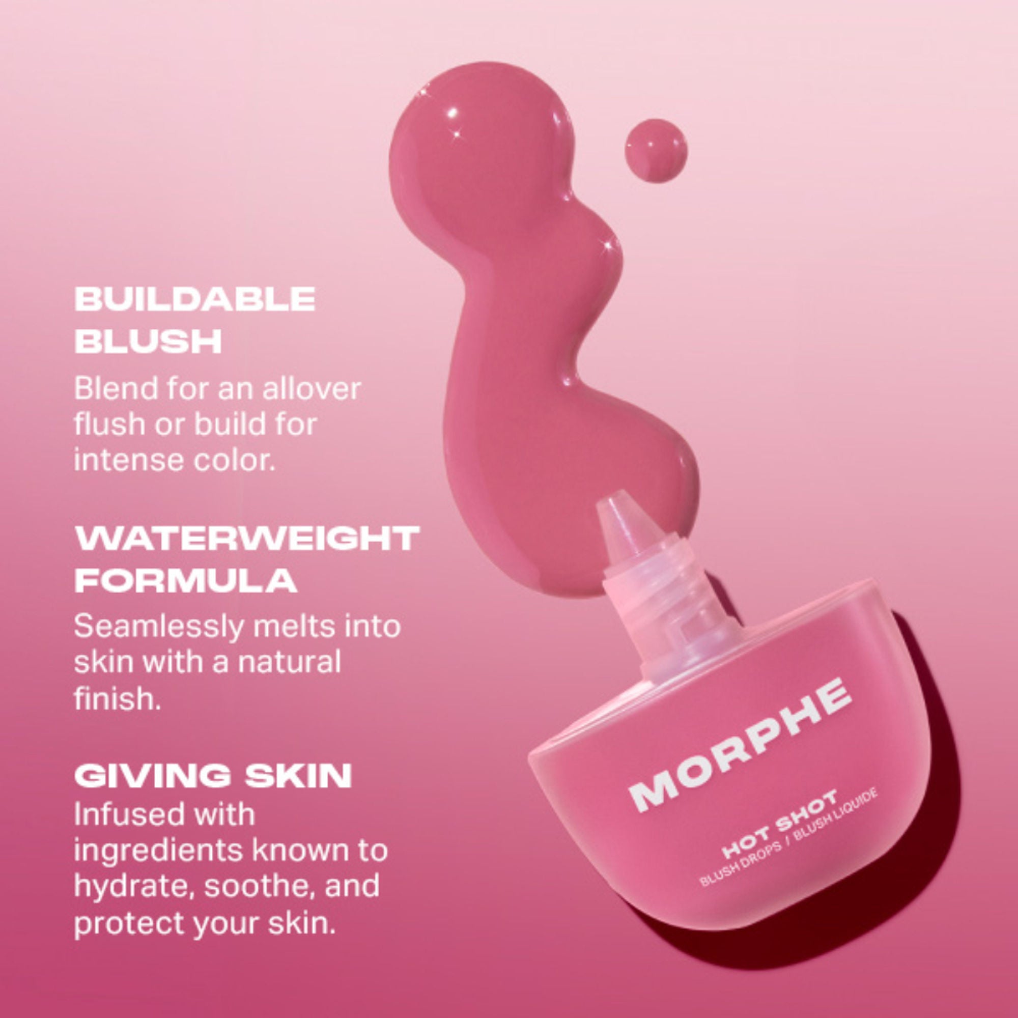 MORPHE Hot Shot Blush Drops - Fireball - Distacart
