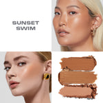 Thumbnail for MORPHE Cheek Thrills Multi Finish Face Trio - Sunset Swim - Distacart