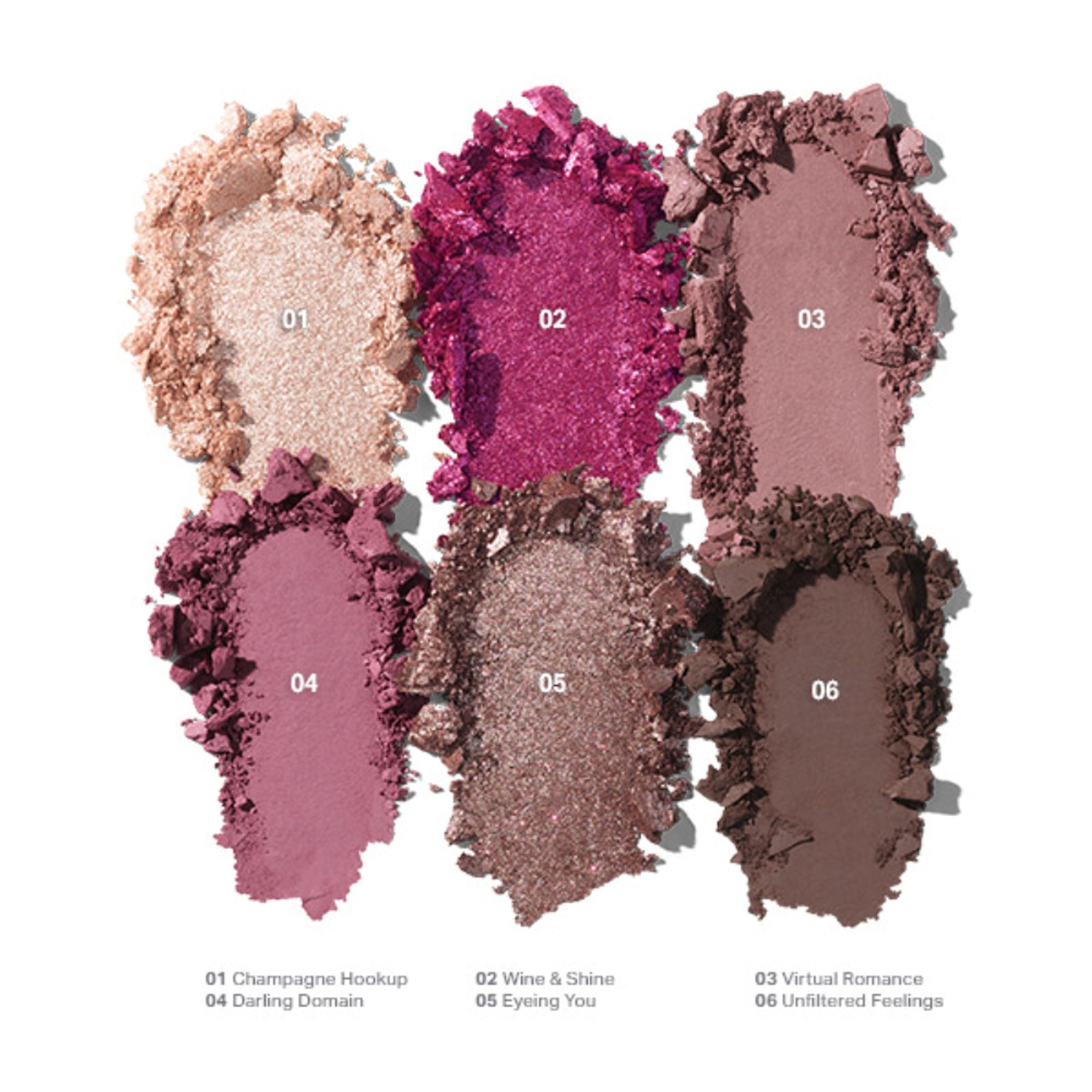 MORPHE Chromaplus 6-Pan Eyeshadow Palette - Love Byte - Distacart