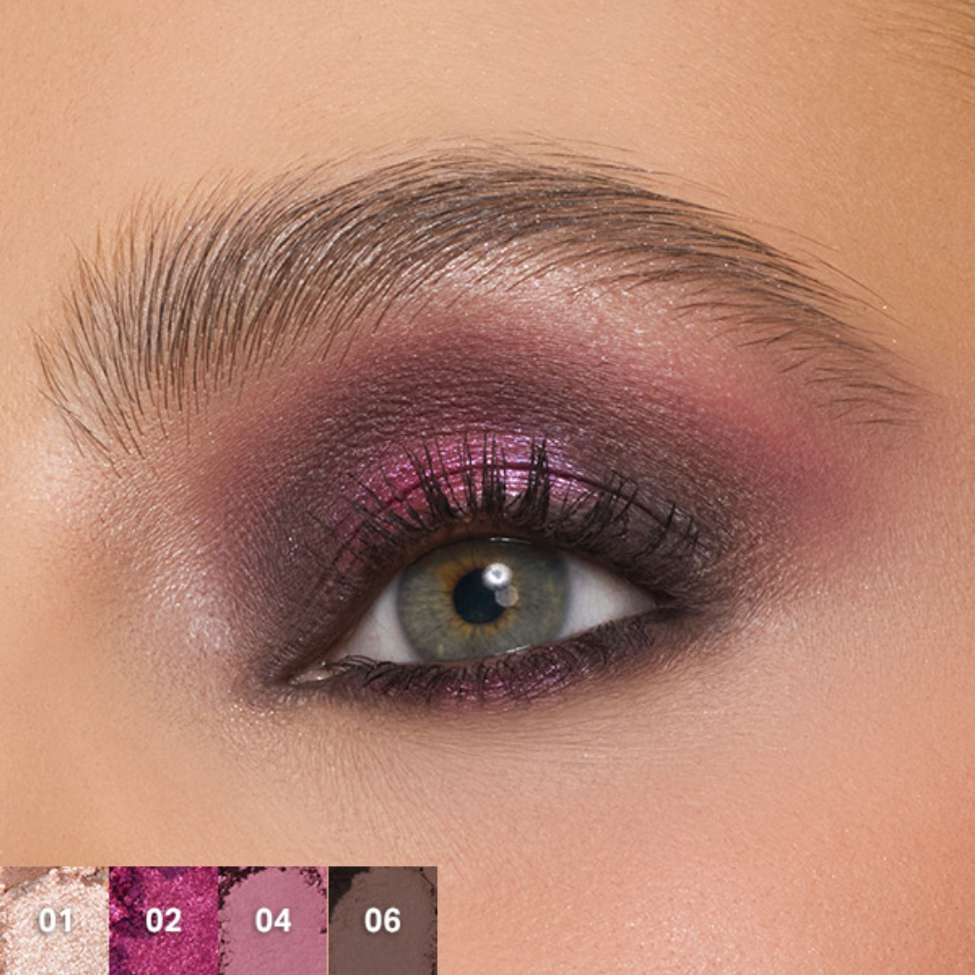 MORPHE Chromaplus 6-Pan Eyeshadow Palette - Love Byte - Distacart