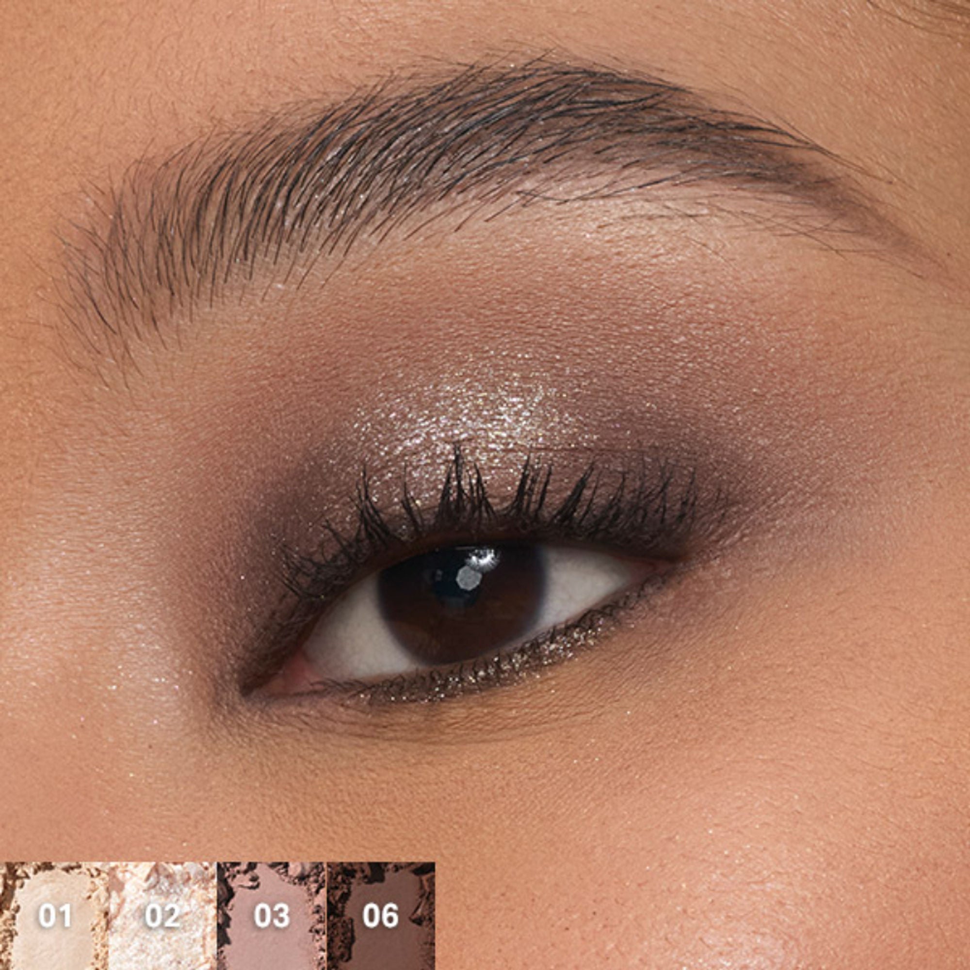 MORPHE Chromaplus 6-Pan Eyeshadow Palette - Rich Glitch - Distacart