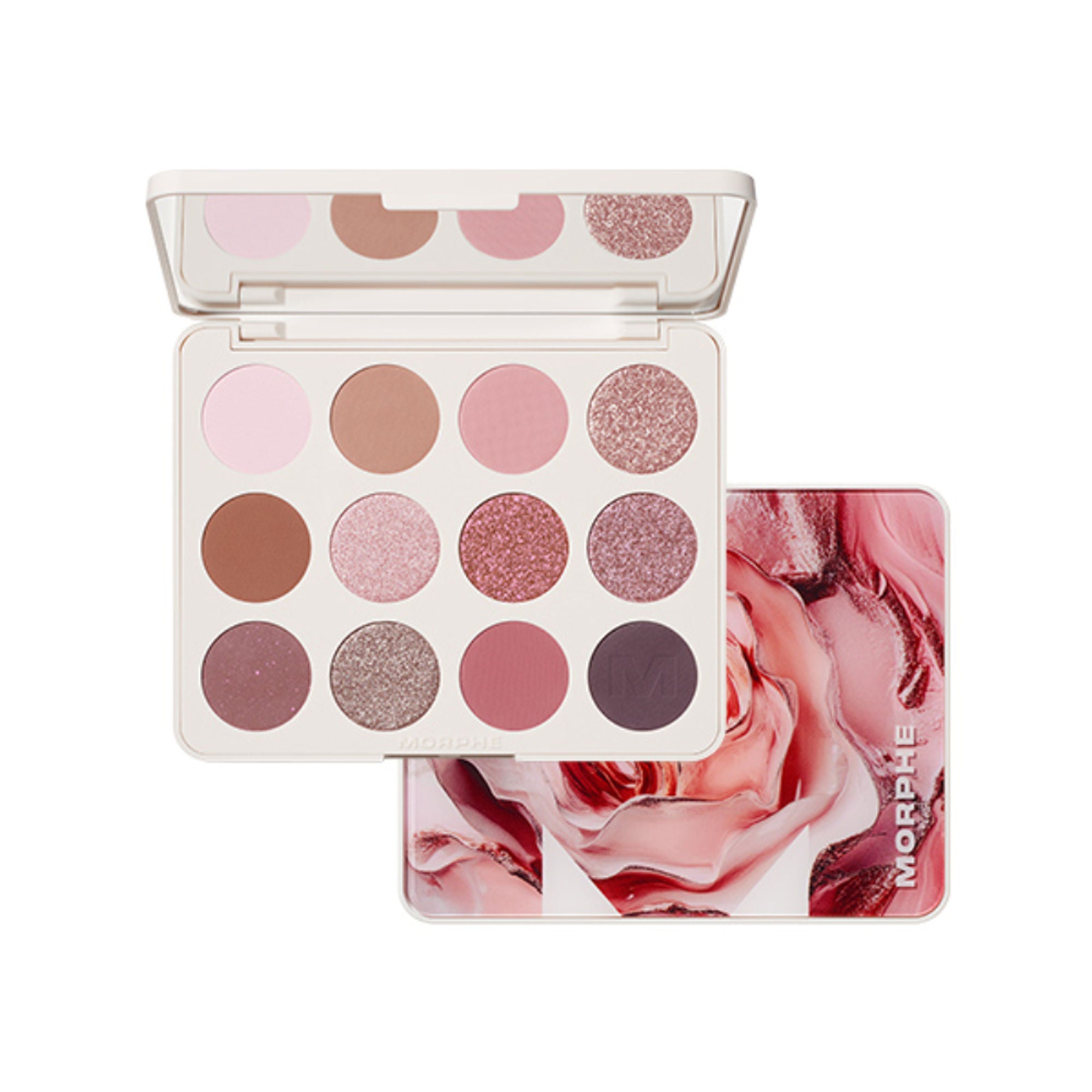 MORPHE Chromaplus 12-Pan Eyeshadow Palette - Rose Frequency