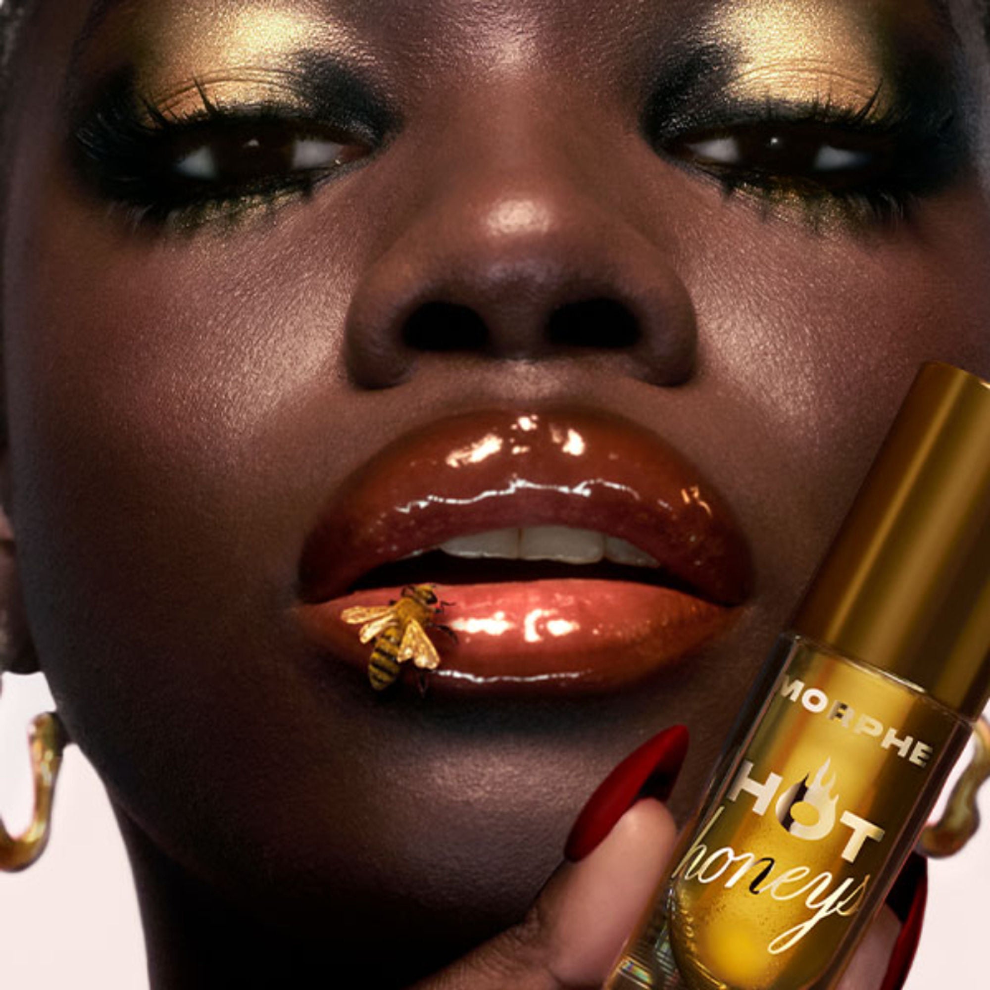 MORPHE Hot Honeys Plumping Lip Oil - Hive Mentality - Distacart