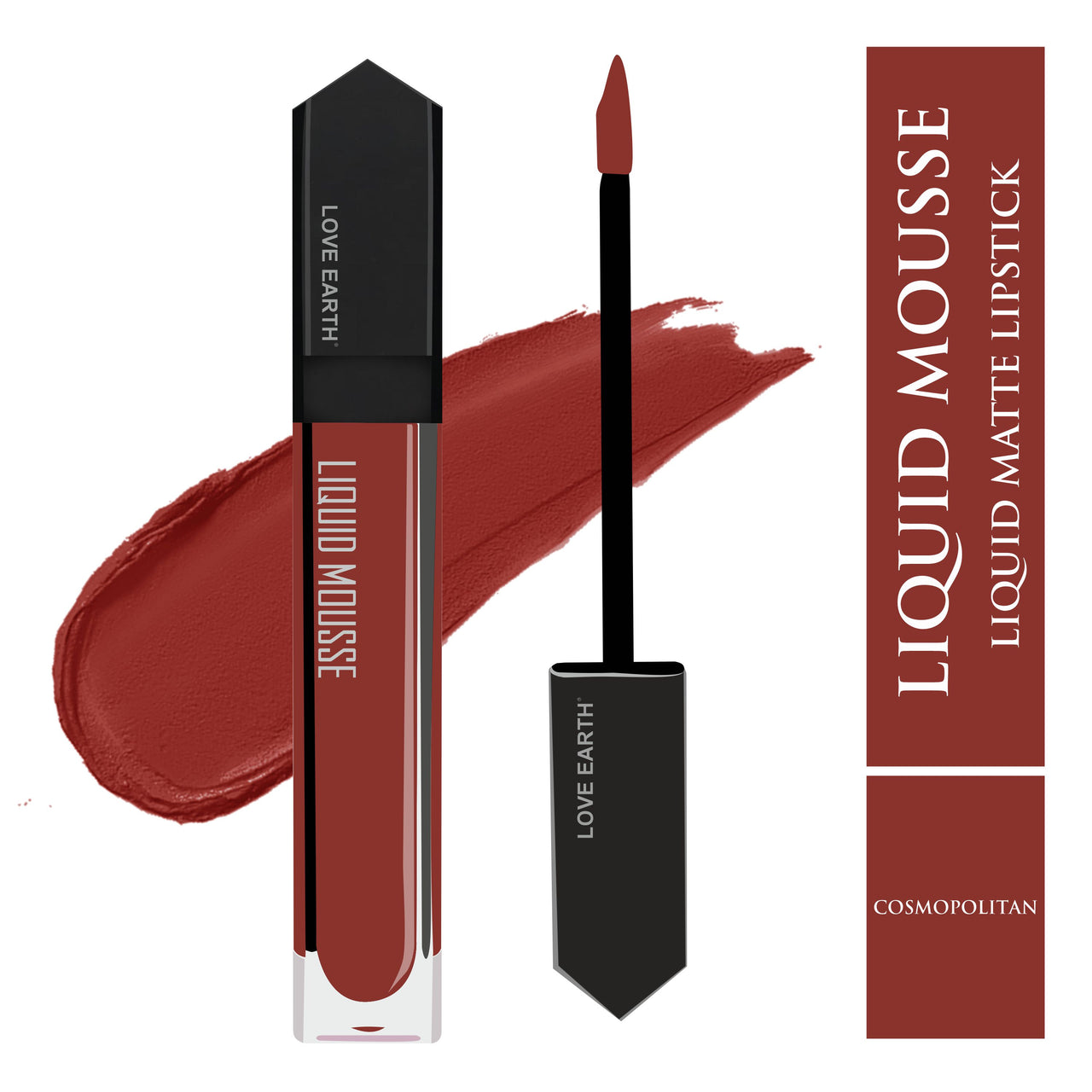 Love Earth Liquid Mousse Lipstick - Cosmopolitan - Distacart
